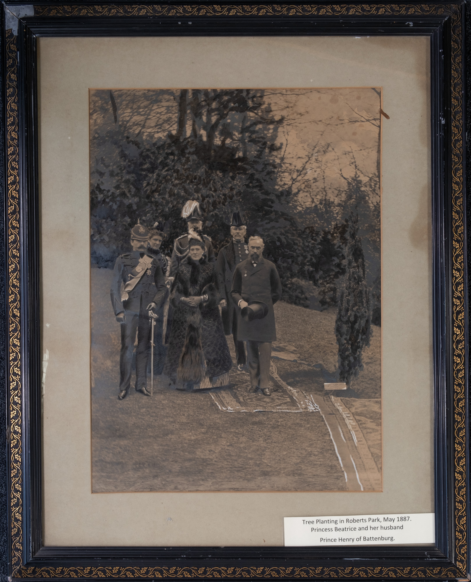 Tree planting by Princess Beatrice