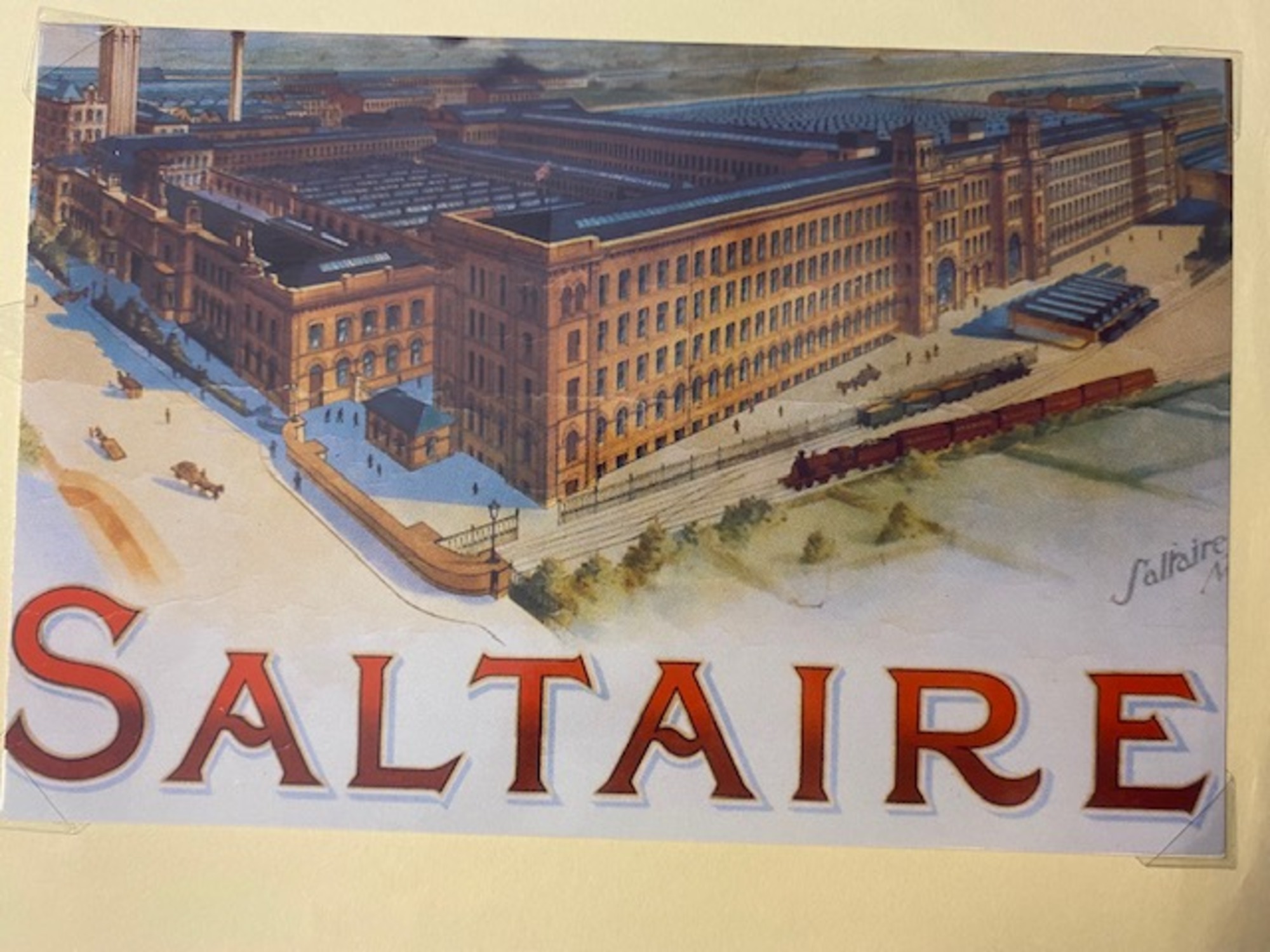 Drawing of Salts Mill, Saltaire